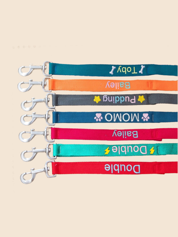 Personalized dog leash